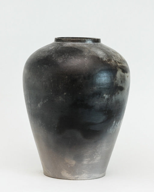 Saw Dust Fired Vase 061