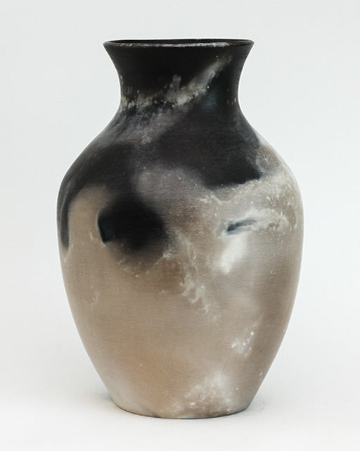 Saw Dust Fired Vase 056