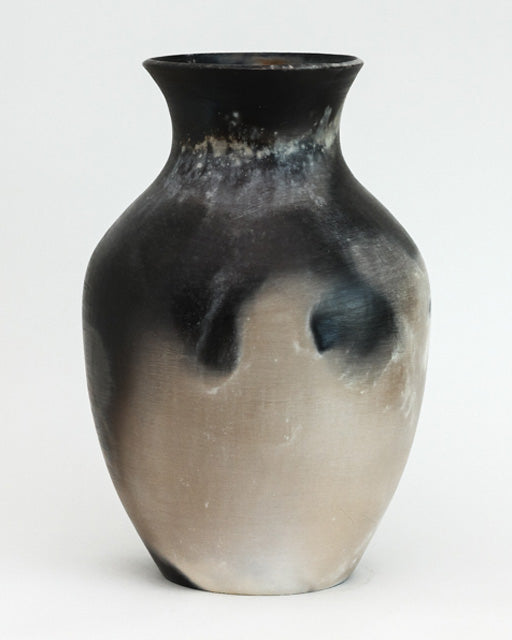 Saw Dust Fired Vase 056