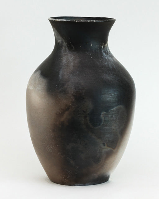 Saw Dust Fired Vase 056