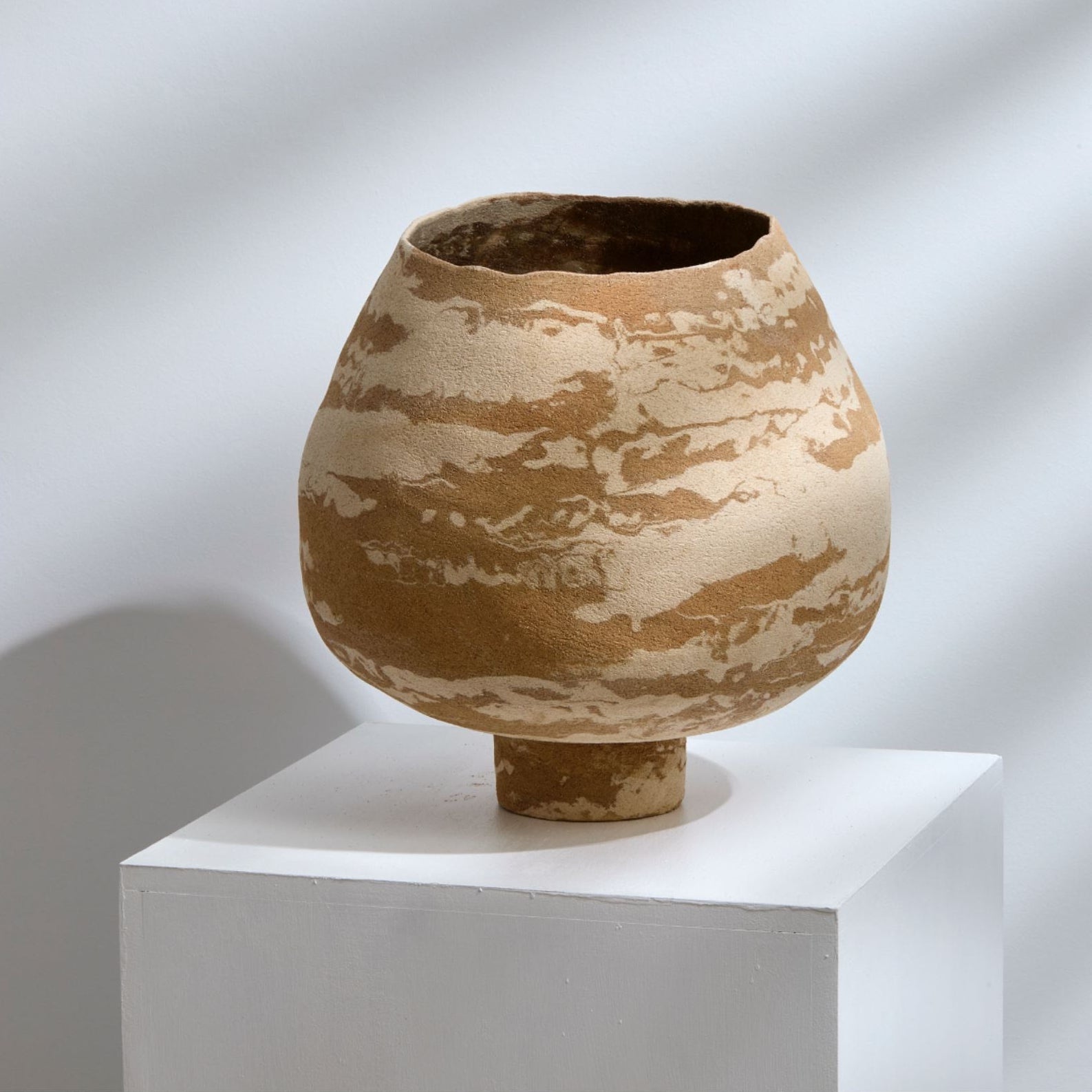 Sand Waves by Maria Economides — handcrafted Vase