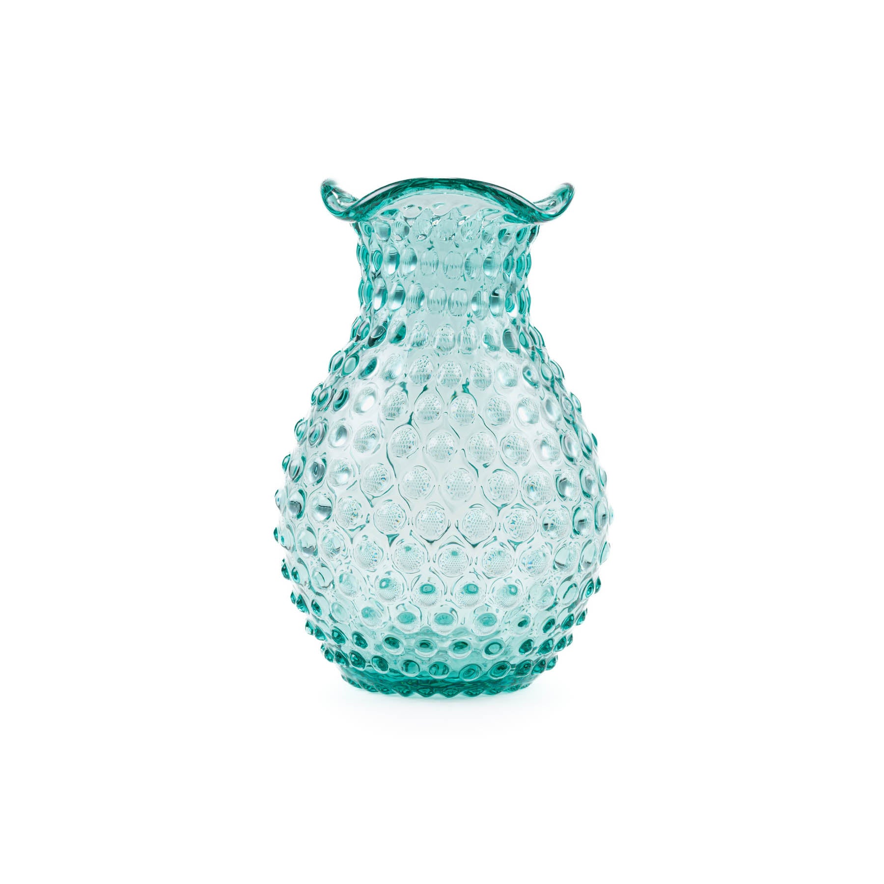 Blonde Hobnail Vase