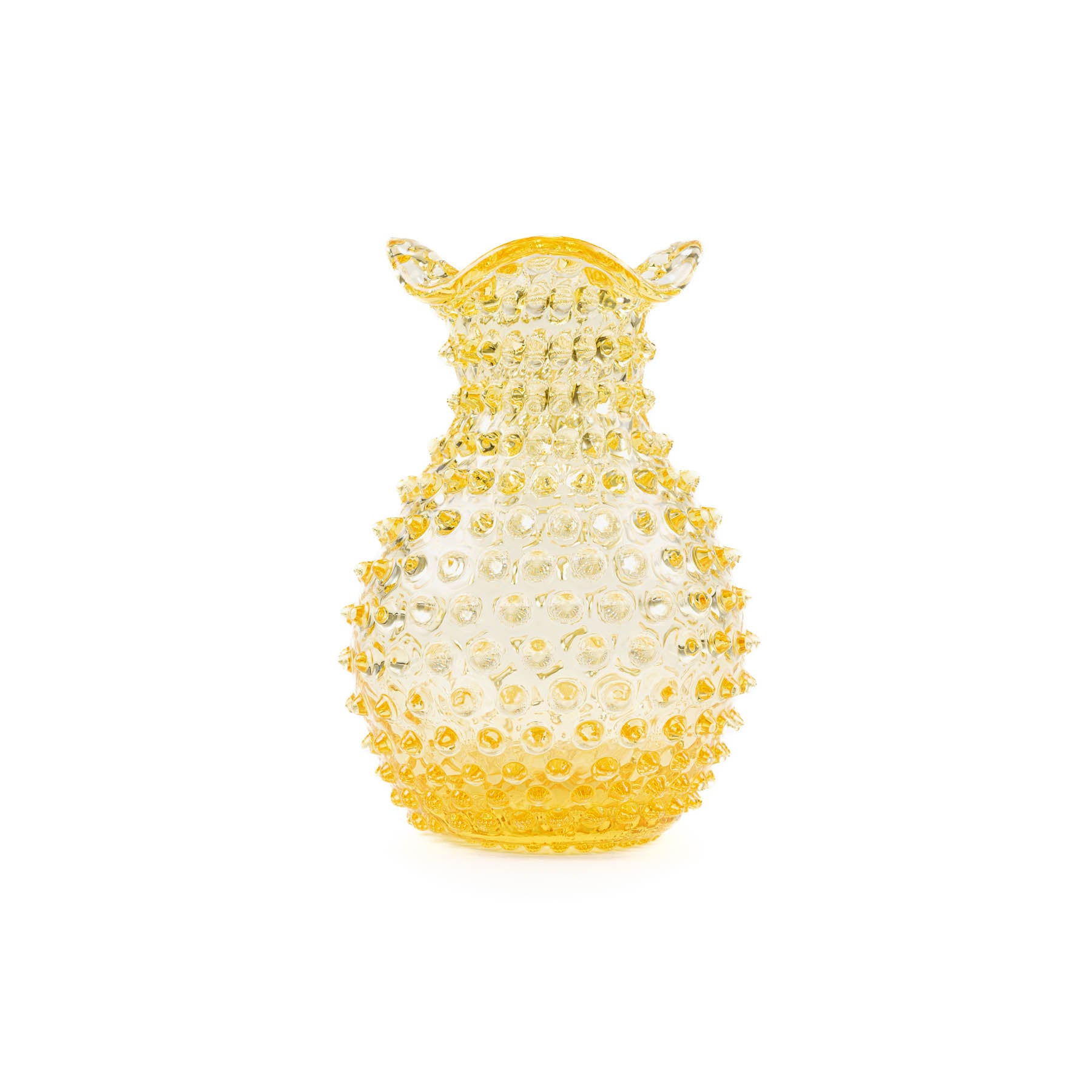 Blonde Hobnail Vase