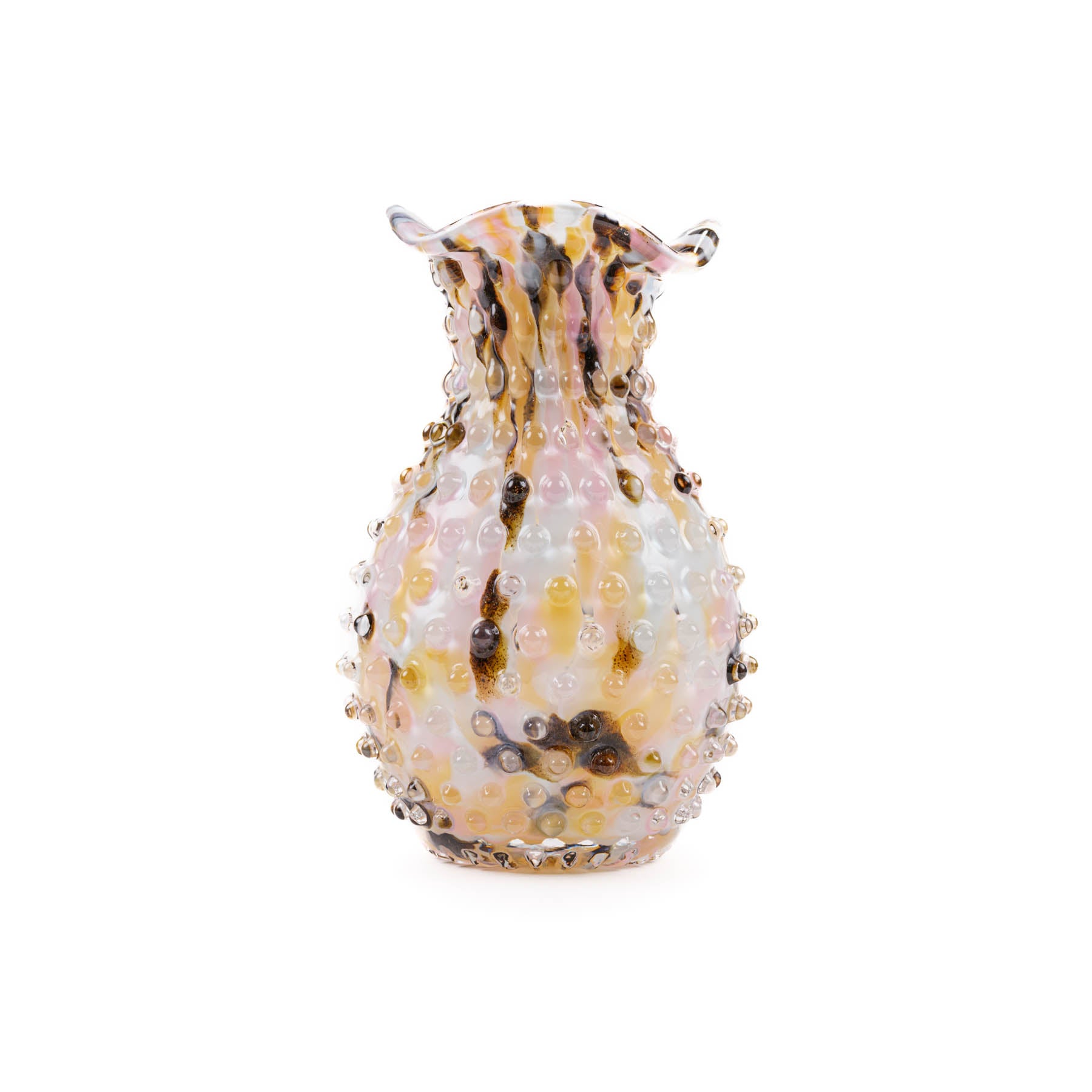 Confetti Blonde Hobnail Vase