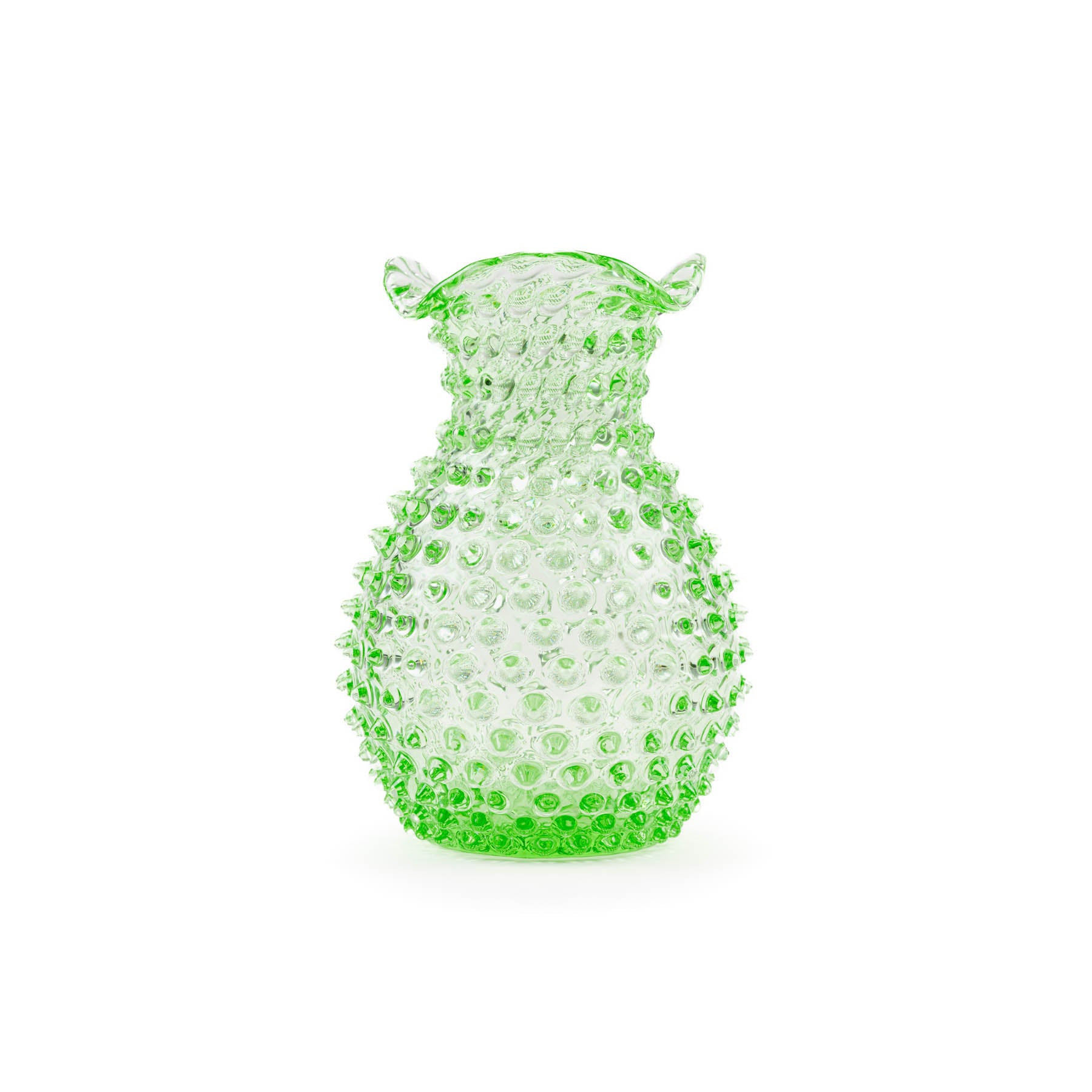 Blonde Hobnail Vase