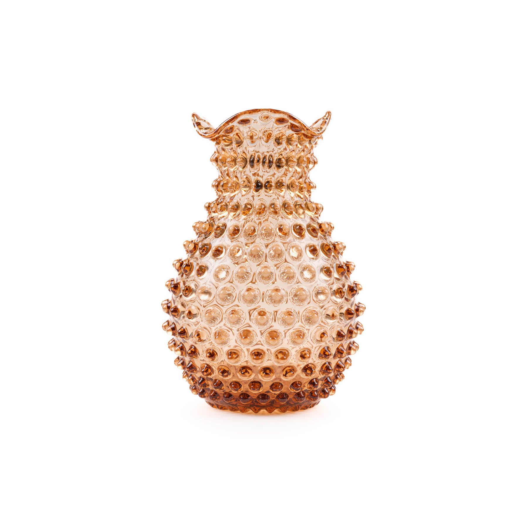 Blonde Hobnail Vase