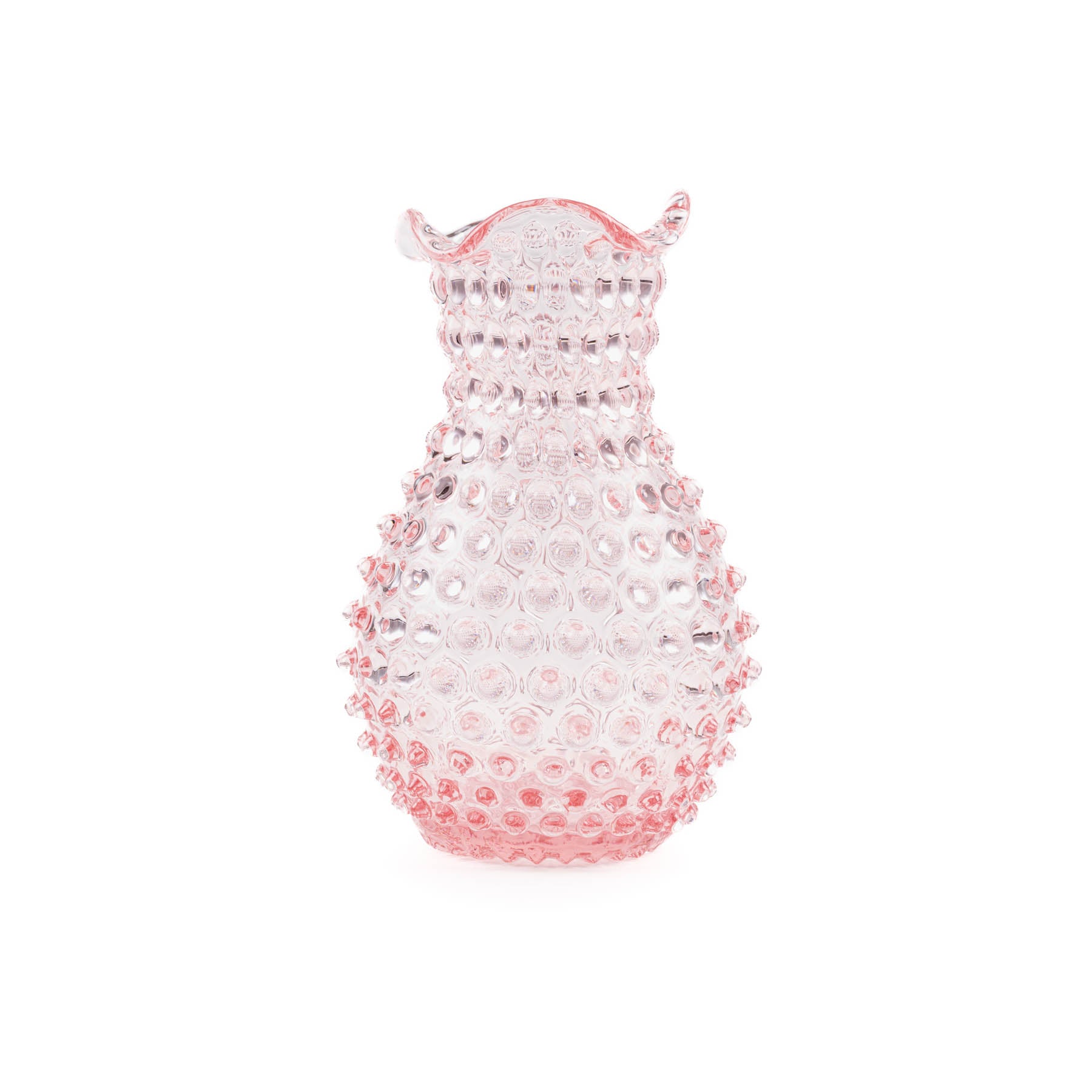 Blonde Hobnail Vase