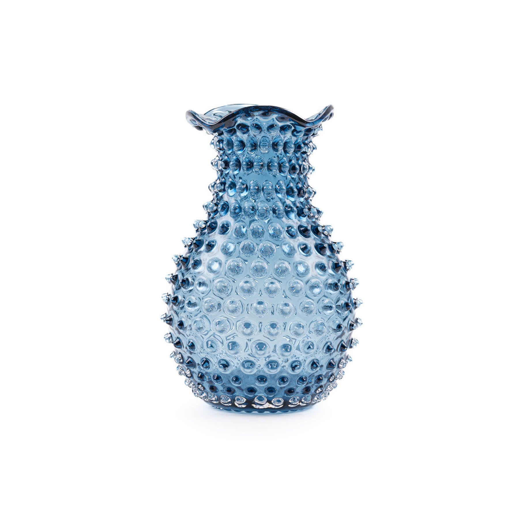 Blonde Hobnail Vase