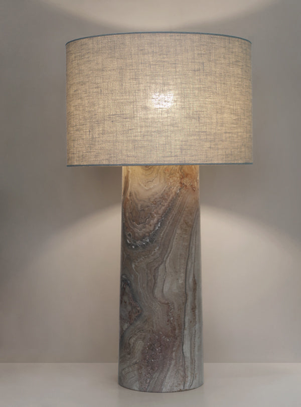 Tapered Stone Lamp