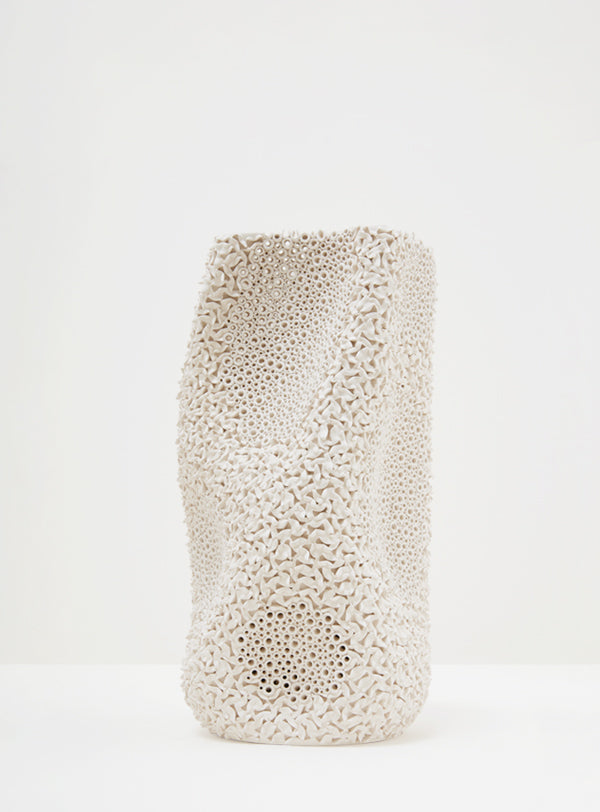 Flowers and Dots Vase