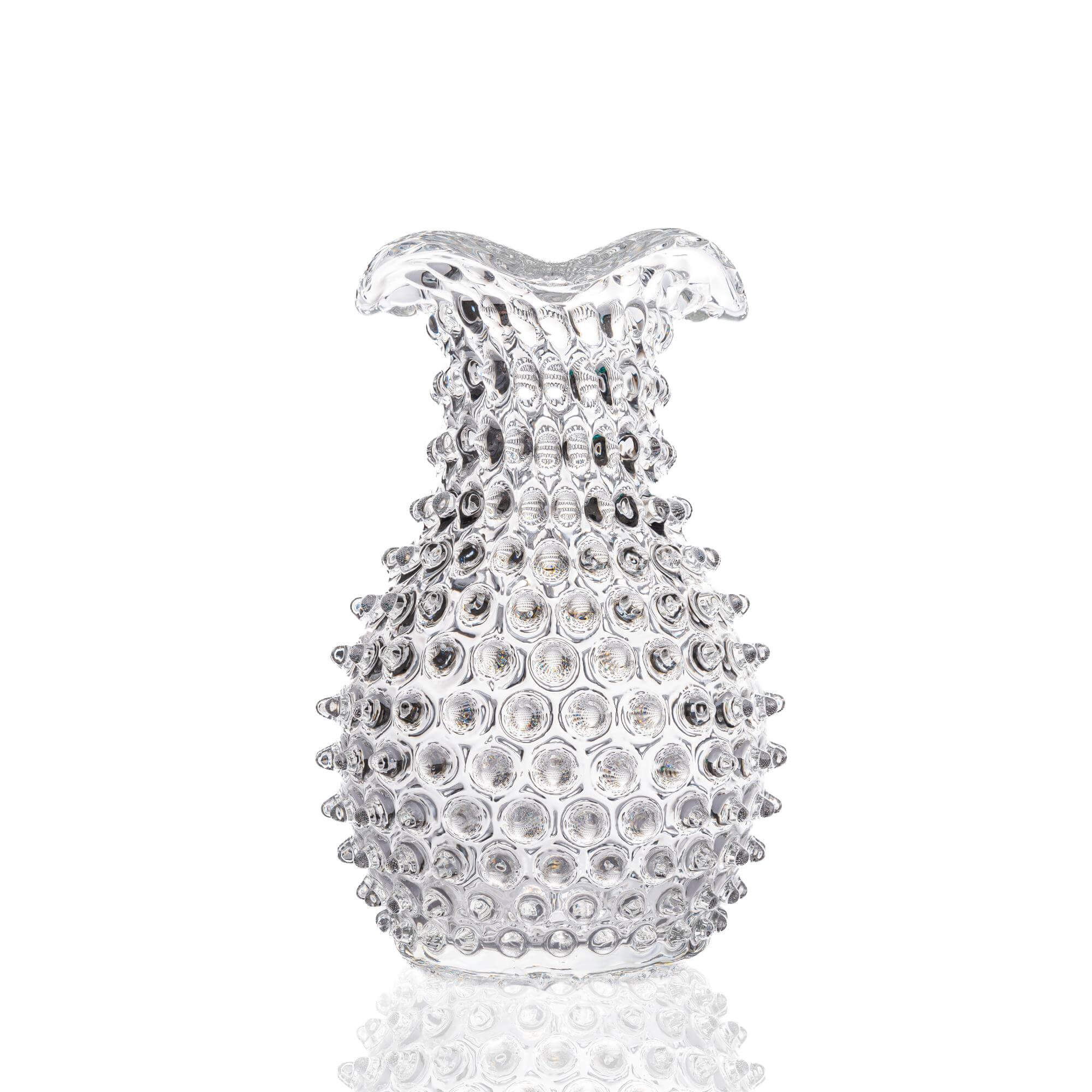 Blonde Hobnail Vase