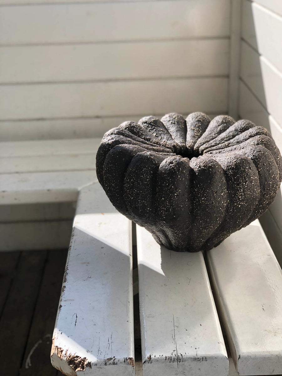 Dark Rumination Vessel by Merve Gökgöz — handcrafted Vase