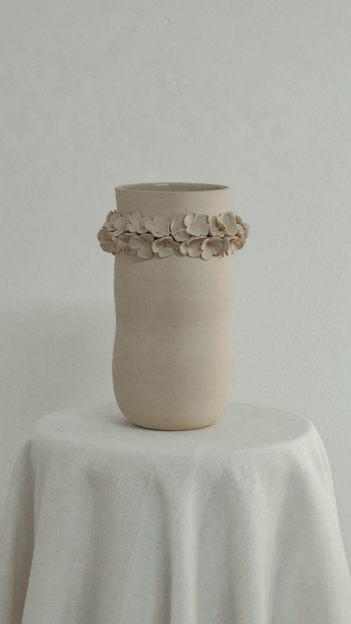 Appliqued Band Vase