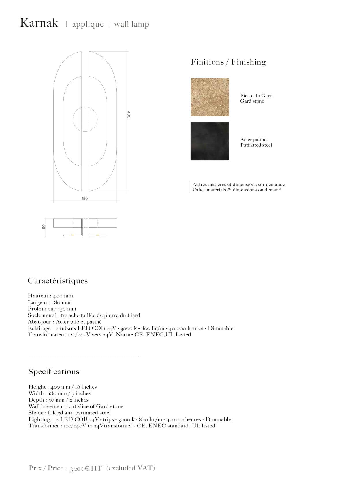 Karnak Sconce