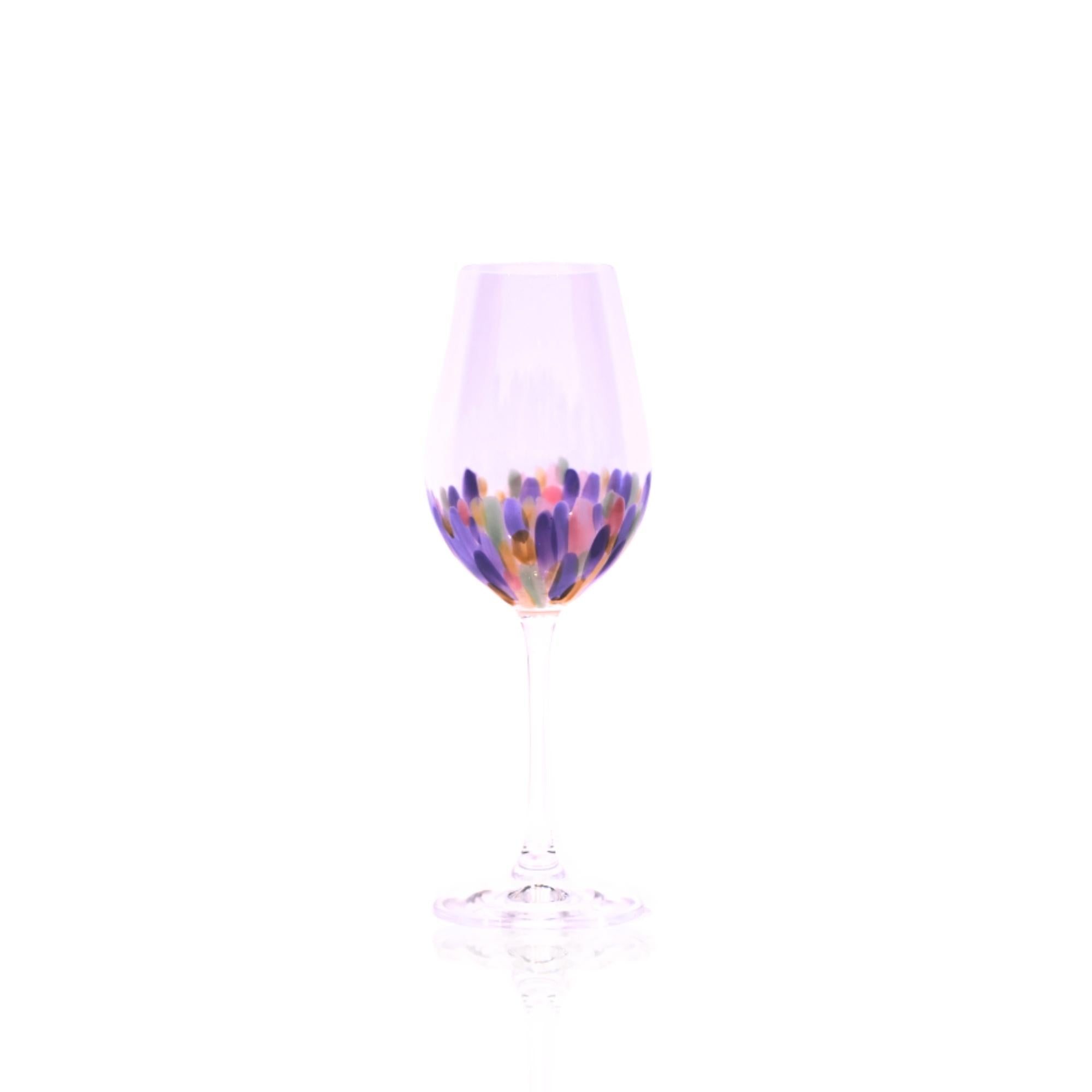 Hand-Painted Verona White Wine